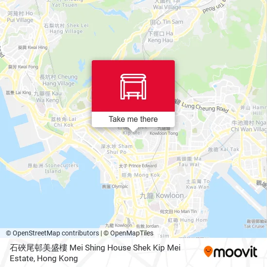 石硤尾邨美盛樓 Mei Shing House Shek Kip Mei Estate地圖
