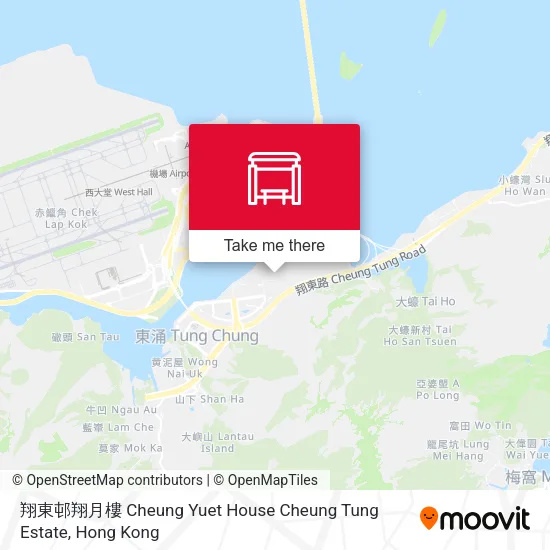 翔東邨翔月樓 Cheung Yuet House Cheung Tung Estate map
