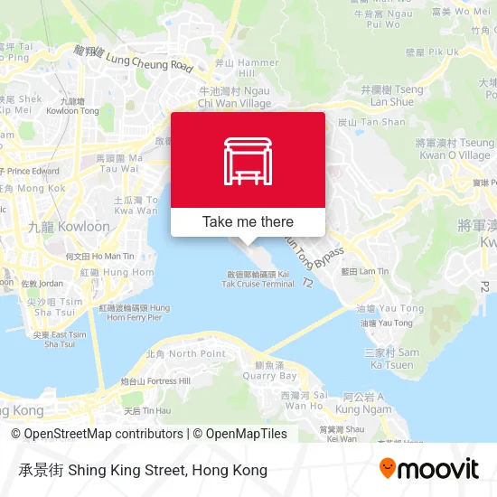 承景街 Shing King Street map