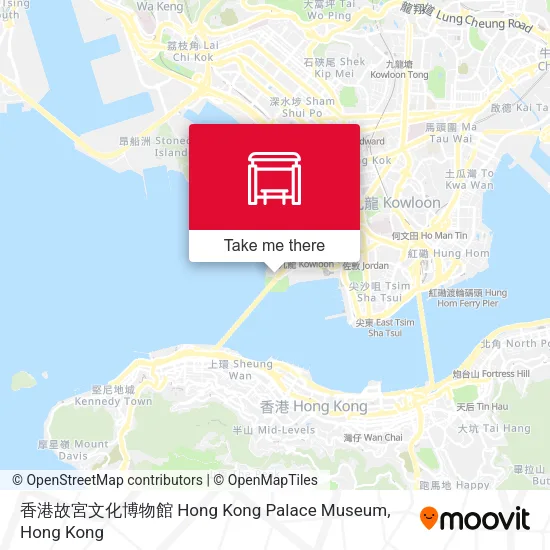 香港故宮文化博物館 Hong Kong Palace Museum map