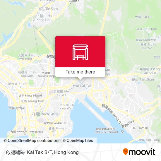 啟德總站 Kai Tak B/T map