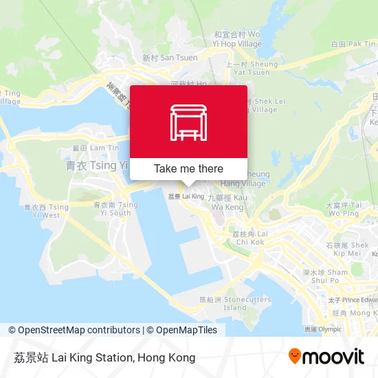 荔景站 Lai King Station地圖
