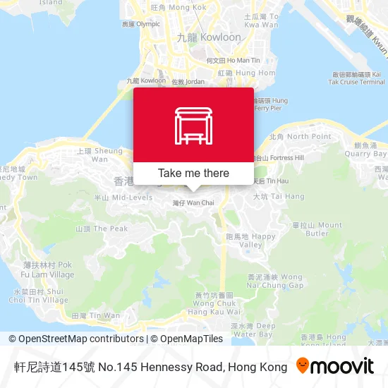 軒尼詩道145號 No.145 Hennessy Road地圖