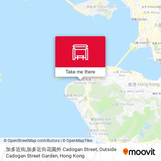 加多近街,加多近街花園外 Cadogan Street, Outside Cadogan Street Garden地圖