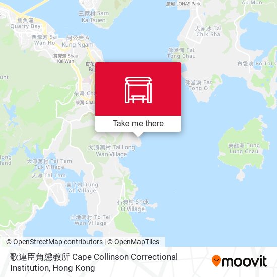 歌連臣角懲教所 Cape Collinson Correctional Institution map