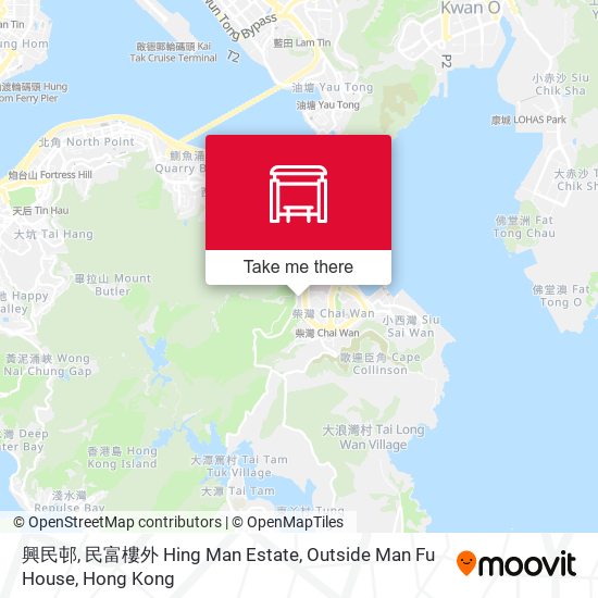 興民邨, 民富樓外 Hing Man Estate, Outside Man Fu House map