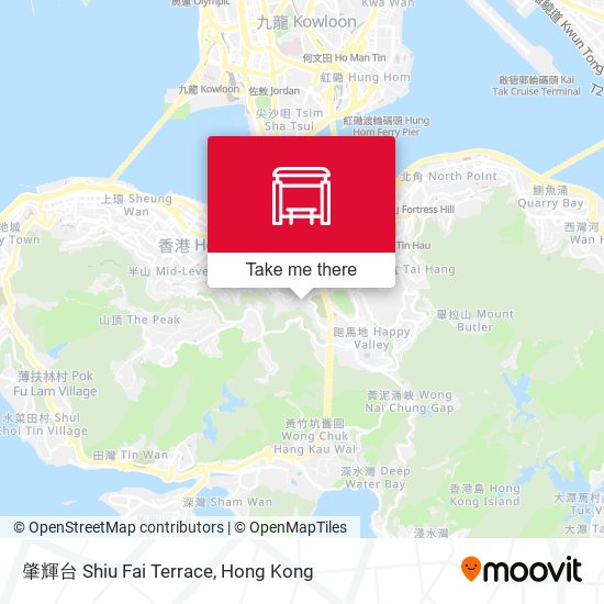 肇輝台 Shiu Fai Terrace map