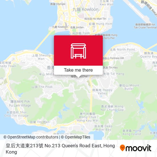 皇后大道東213號 No.213 Queen's Road East map