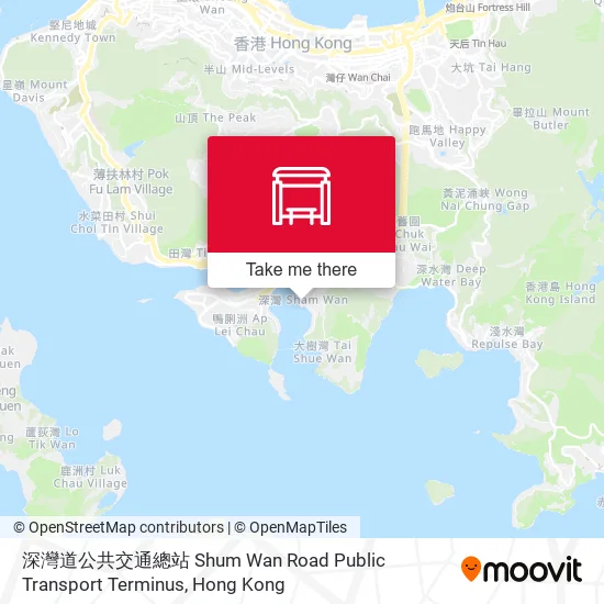 深灣道公共交通總站 Shum Wan Road Public Transport Terminus map