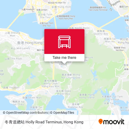 冬青道總站 Holly Road Terminus map