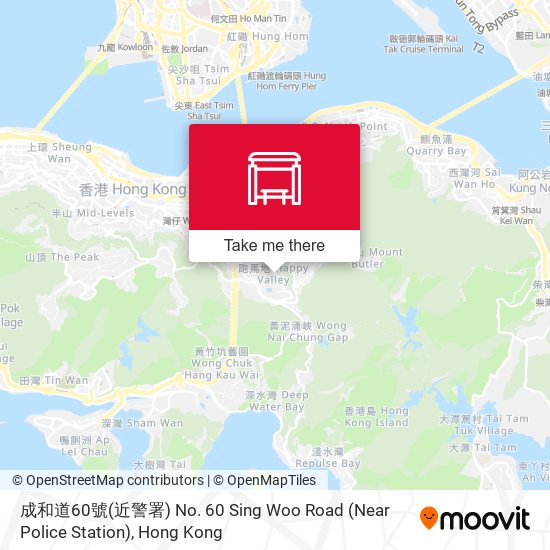 成和道60號(近警署) No. 60 Sing Woo Road (Near Police Station) map