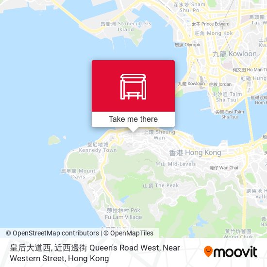 皇后大道西, 近西邊街 Queen's Road West, Near Western Street map