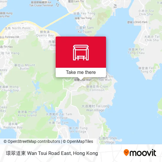 環翠道東 Wan Tsui Road East map