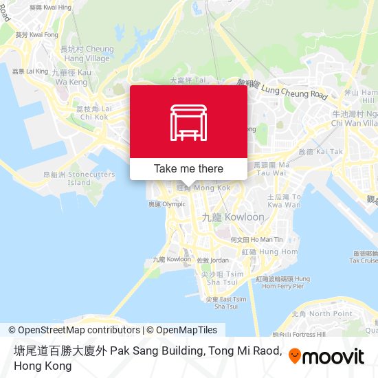 塘尾道百勝大廈外 Pak Sang Building, Tong Mi Raod map