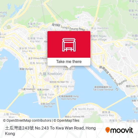 土瓜灣道243號 No.243 To Kwa Wan Road map