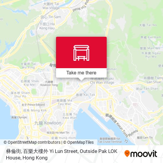 彝倫街, 百樂大樓外 Yi Lun Street, Outside Pak LOK House map
