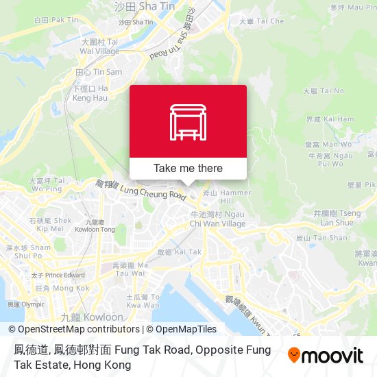 鳳德道, 鳳德邨對面 Fung Tak Road, Opposite Fung Tak Estate map