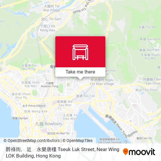 爵祿街,　近　永樂唐樓 Tseuk Luk Street, Near Wing LOK Building map