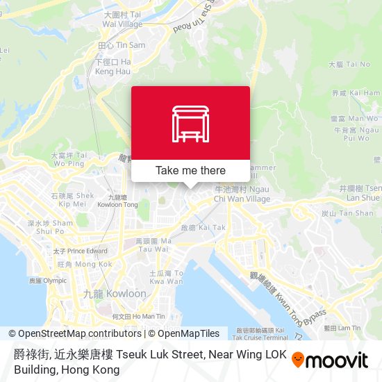 爵祿街,　近　永樂唐樓 Tseuk Luk Street, Near Wing LOK Building map