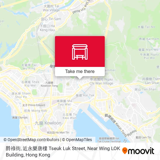 爵祿街, 近永樂唐樓 Tseuk Luk Street, Near Wing LOK Building地圖