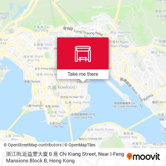 浙江街,近益豐大廈Ｂ座 Chi Kiang Street, Near I-Feng Mansions Block B map