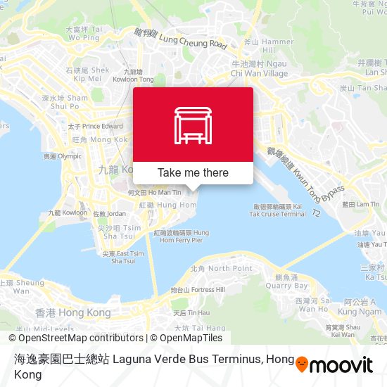 海逸豪園巴士總站 Laguna Verde Bus Terminus map