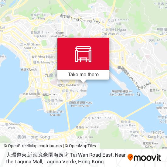 大環道東,近海逸豪園海逸坊 Tai Wan Road East, Near the Laguna Mall, Laguna Verde map