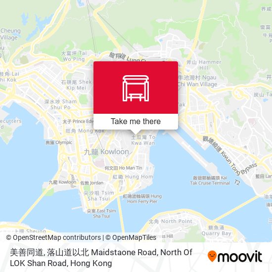 美善同道, 落山道以北 Maidstaone Road, North Of LOK Shan Road map