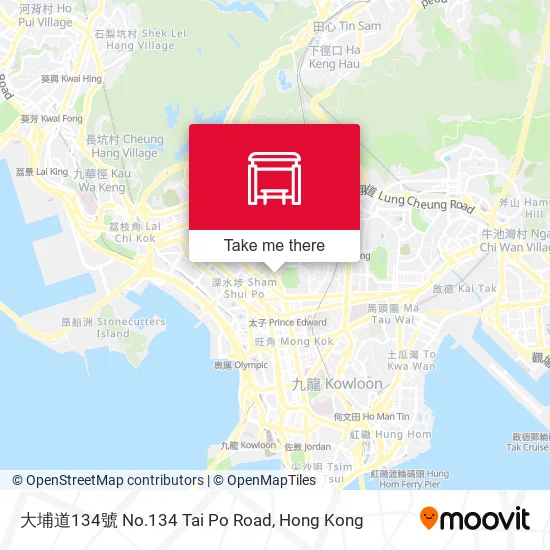 大埔道134號 No.134 Tai Po Road map
