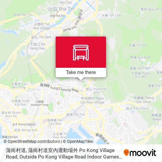蒲崗村道, 蒲崗村道室內運動場外 Po Kong Village Road, Outside Po Kong Village Road Indoor Games Hall map
