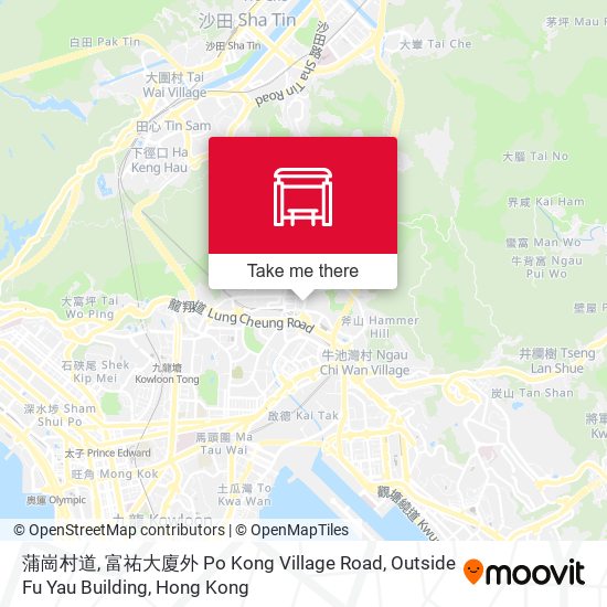 蒲崗村道, 富祐大廈外 Po Kong Village Road, Outside Fu Yau Building map