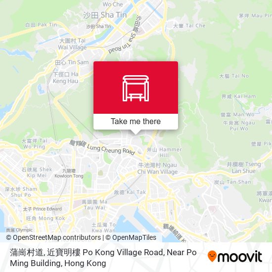 蒲崗村道, 近寶明樓 Po Kong Village Road, Near Po Ming Building map