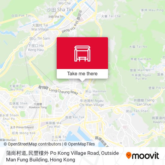 蒲崗村道, 民豐樓外 Po Kong Village Road, Outside Man Fung Building map