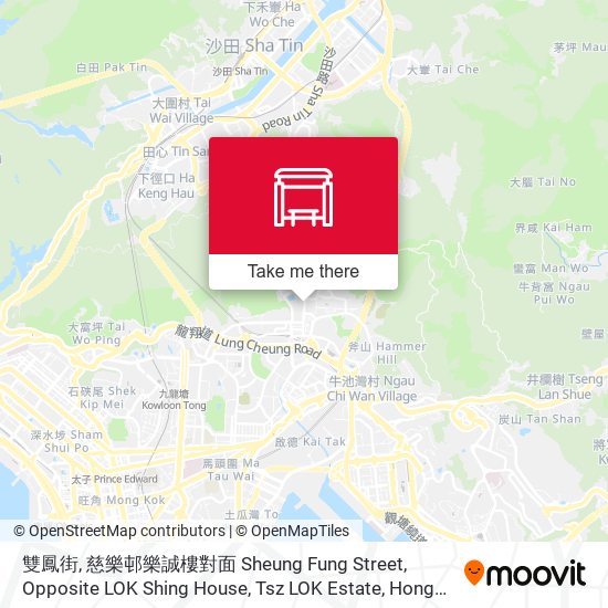 雙鳳街, 慈樂邨樂誠樓對面 Sheung Fung Street, Opposite LOK Shing House, Tsz LOK Estate map