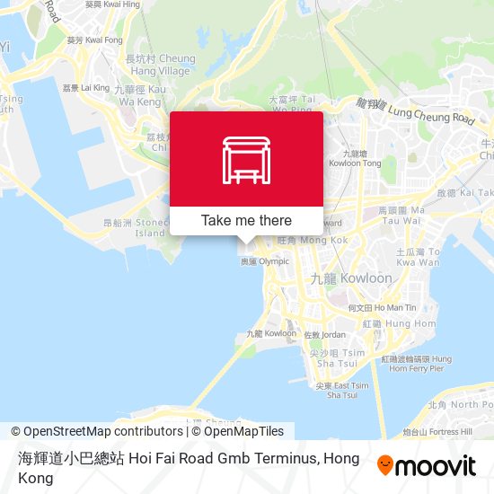 海輝道小巴總站 Hoi Fai Road Gmb Terminus map
