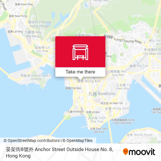 晏架街8號外 Anchor Street Outside House No. 8地圖