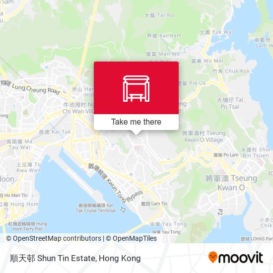 順天邨 Shun Tin Estate map