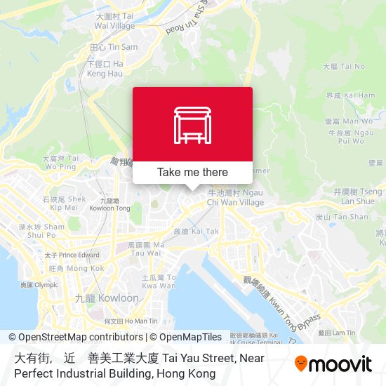 大有街,　近　善美工業大廈 Tai Yau Street, Near Perfect Industrial Building map