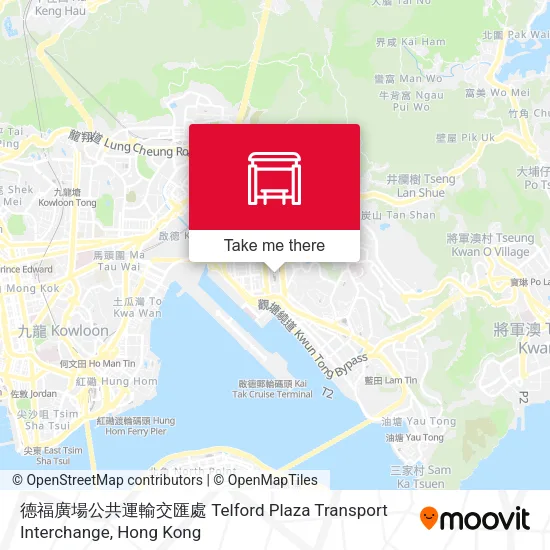 德福廣場公共運輸交匯處 Telford Plaza Transport Interchange地圖