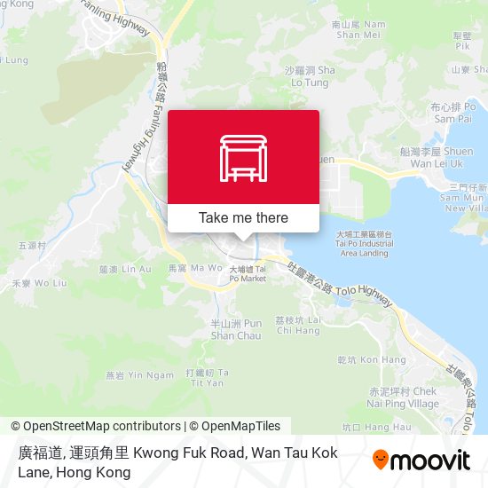 廣福道, 運頭角里 Kwong Fuk Road, Wan Tau Kok Lane map
