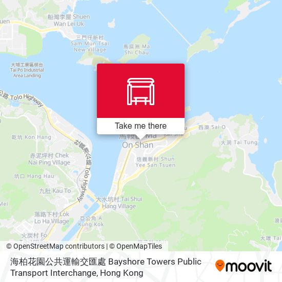 海柏花園公共運輸交匯處 Bayshore Towers Public Transport Interchange map