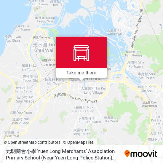 元朗商會小學 Yuen Long Merchants' Association Primary School (Near Yuen Long Police Station) map