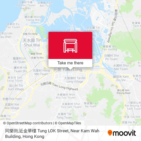 同樂街,近金華樓 Tung LOK Street, Near Kam Wah Building地圖