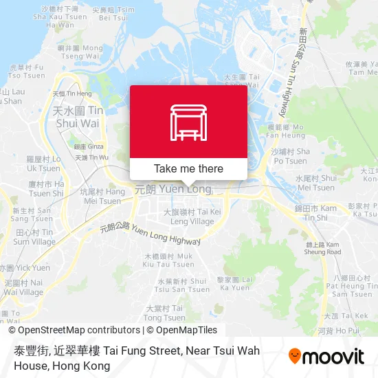泰豐街, 近翠華樓 Tai Fung Street, Near Tsui Wah House地圖