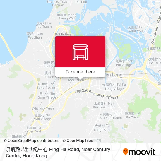 屏廈路, 近世紀中心 Ping Ha Road, Near Century Centre map