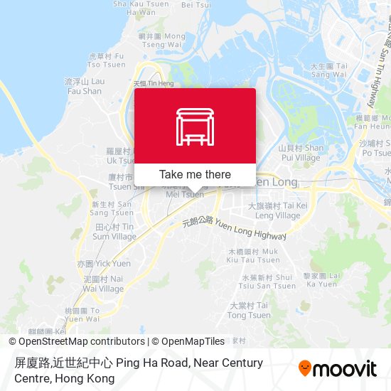屏廈路,近世紀中心 Ping Ha Road, Near Century Centre map
