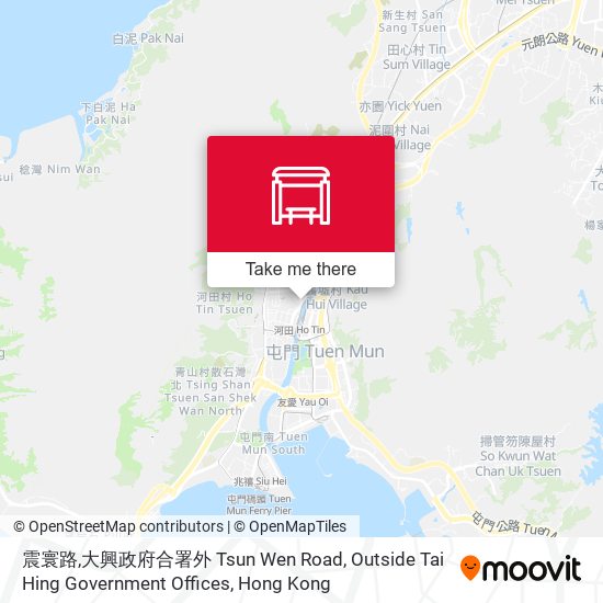 震寰路,大興政府合署外 Tsun Wen Road, Outside Tai Hing Government Offices map