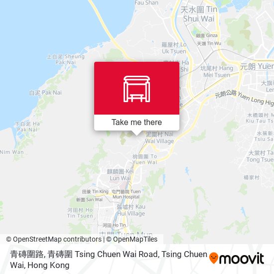 青磚圍路, 青磚圍 Tsing Chuen Wai Road, Tsing Chuen Wai map