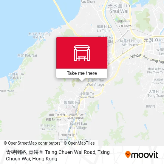 青磚圍路, 青磚圍 Tsing Chuen Wai Road, Tsing Chuen Wai map