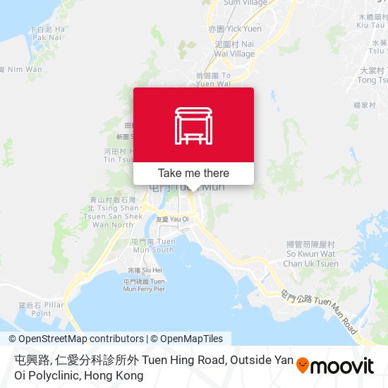 屯興路, 仁愛分科診所外 Tuen Hing Road, Outside Yan Oi Polyclinic map